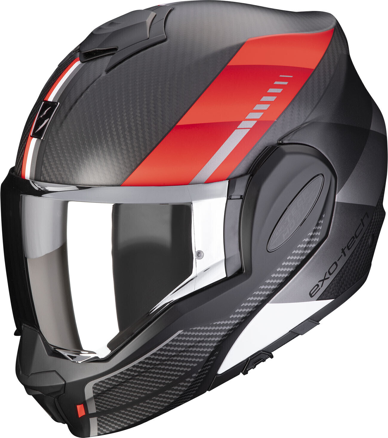 Scorpion Exo-Tech Evo Carbon Genus noir mat/rouge