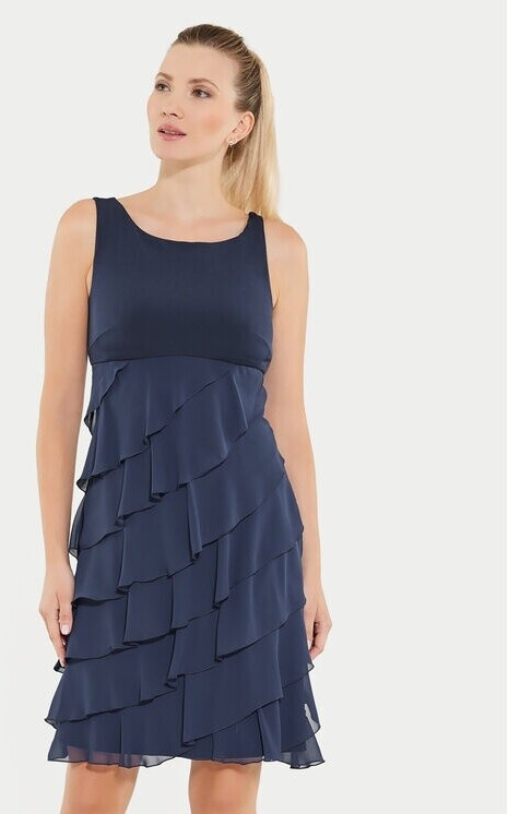 Swing Modelle Dress - Jersey/chiffon (77757710) blue
