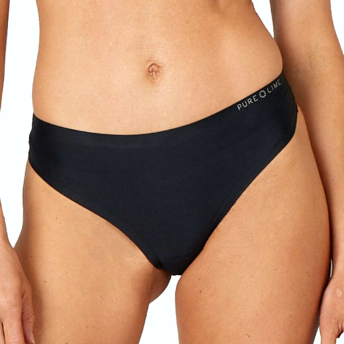 Pure Lime Microfiber String (0012) black