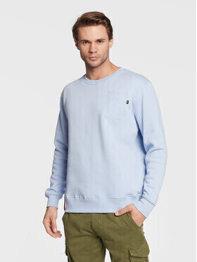 Alpha Industries Nylon Pocket Sweatshirt light blue (108303-513)