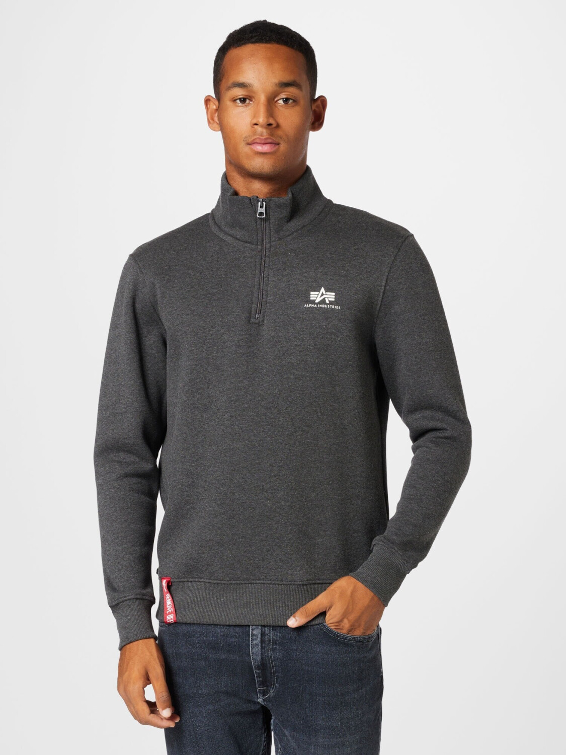 Alpha industries sweatshirt grey discount