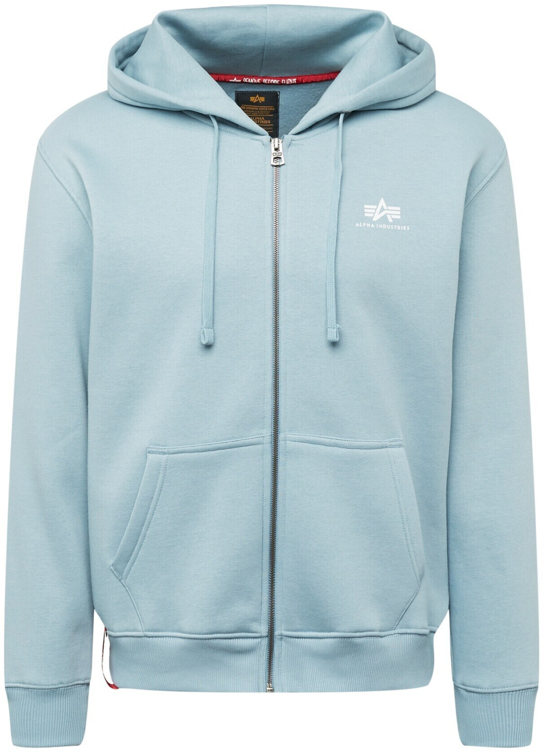 Alpha Industries Basic Zip Sl Hoodie blue (118342-134)