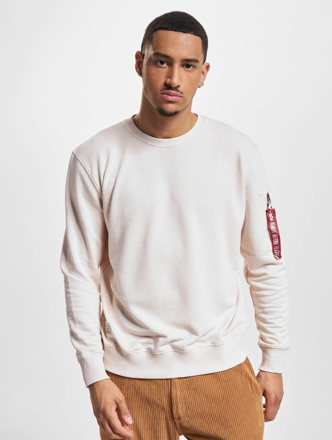 Alpha Industries Usn Blood Chit Sweatshirt beige (136300-578)