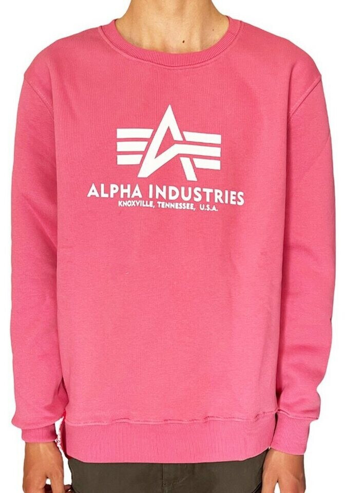 Alpha Industries Basic Sweatshirt Rosa (178302-49) ab 45,49 € |  Preisvergleich bei