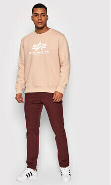 Buy Alpha Industries Basic Deals Sweatshirt pale – on (Today) from peach (178302-640) Best £38.99