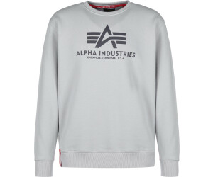 Alpha Industries Basic Sweatshirt pastel € 53,99 | precios idealo en Compara (178302-666) grey desde