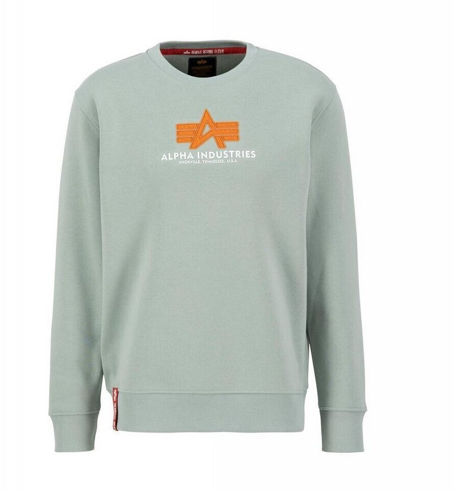 Alpha Industries Basic Rubber Sweatshirt green (178302RB-680)
