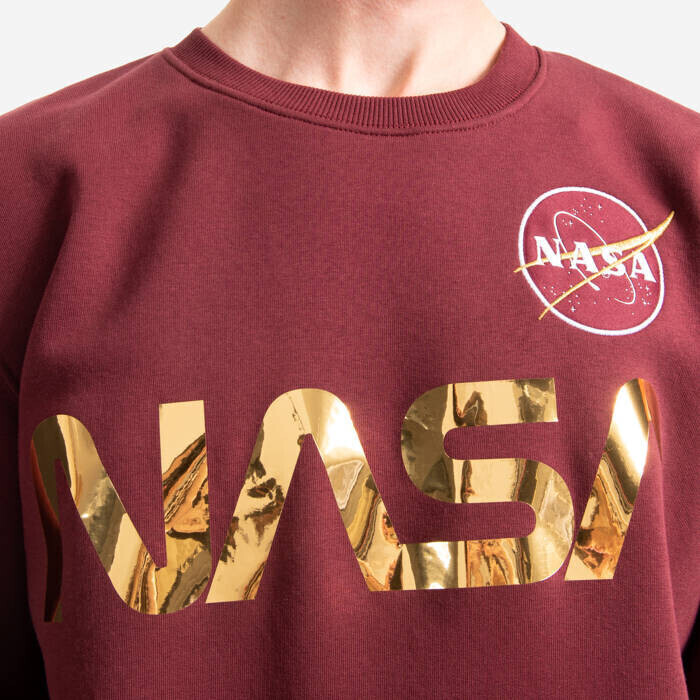 Buy Alpha Industries Nasa Reflective (Today) on £47.99 – (178309-605) Sweatshirt Best Deals from red