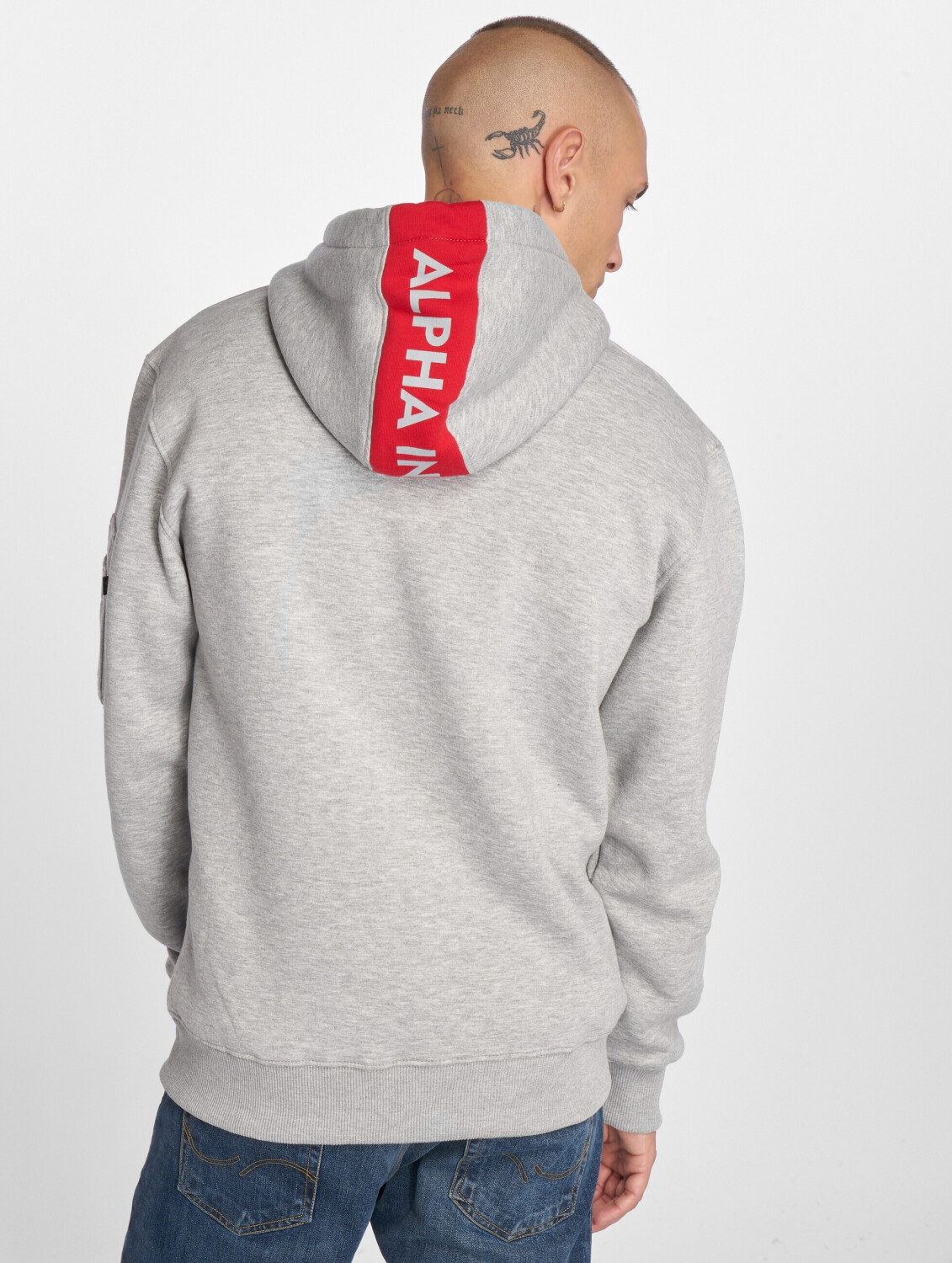 Alpha industries stripe hoodie store