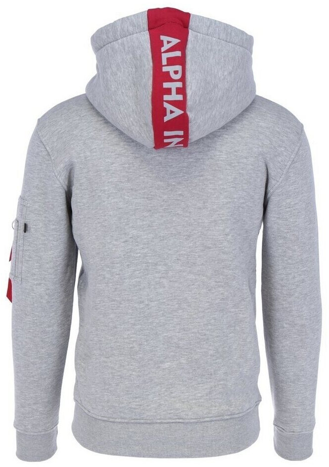 Alpha industries red stripe store hoodie