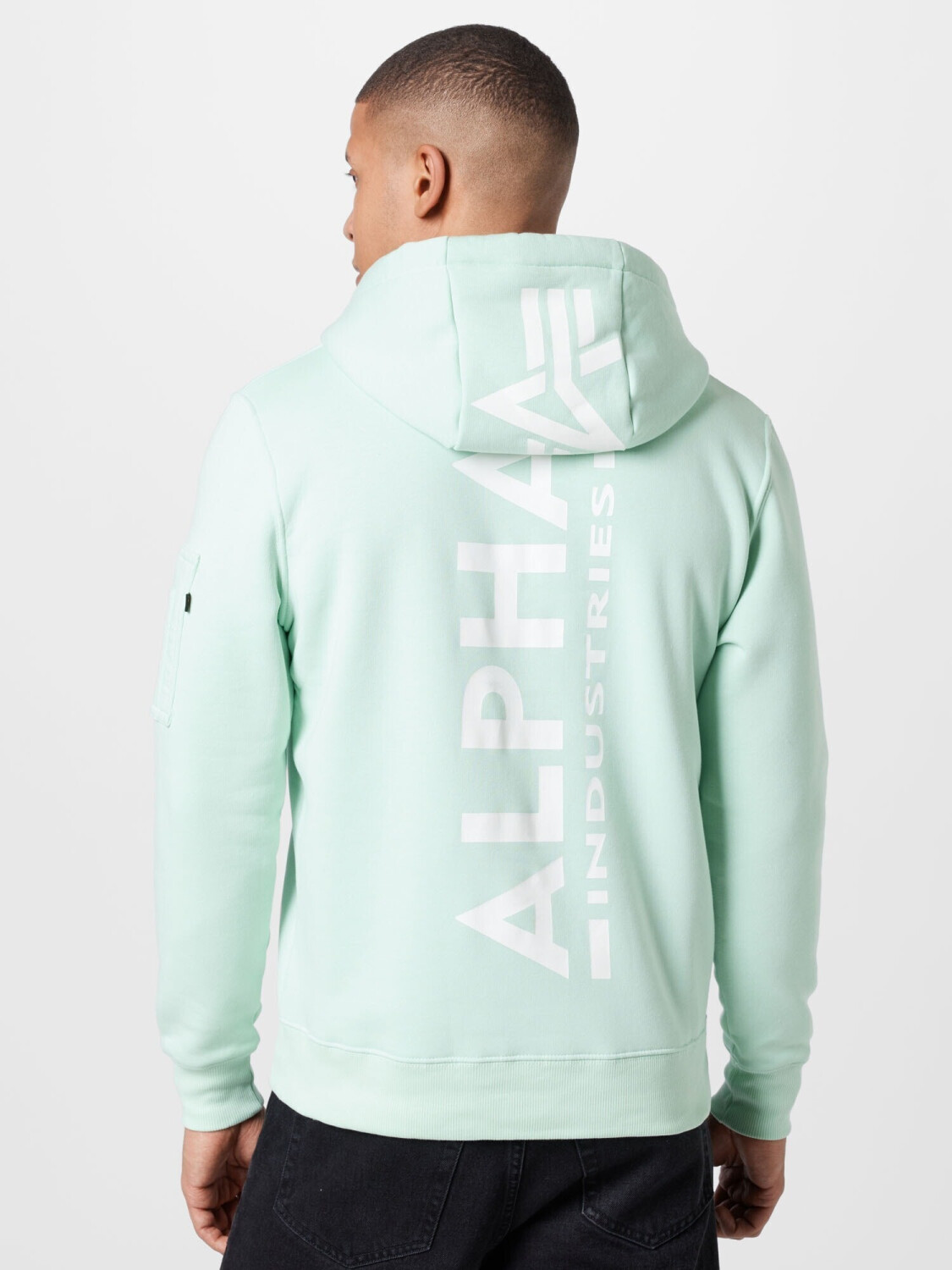 Alpha Industries Back Print Hoodie green 178318 43 ab 55 95 Preisvergleich bei idealo