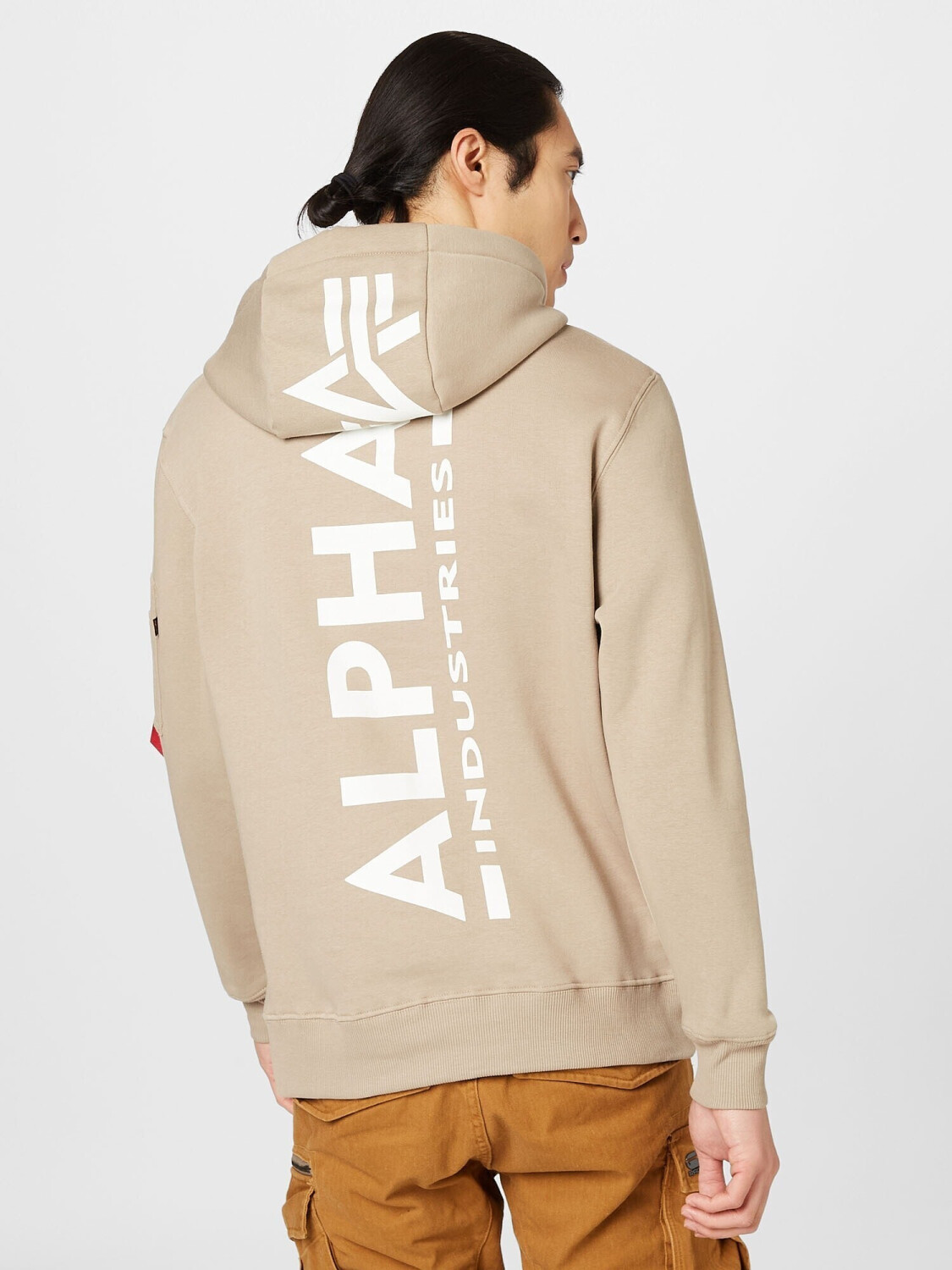 Alpha industries hoodie back print sale gold