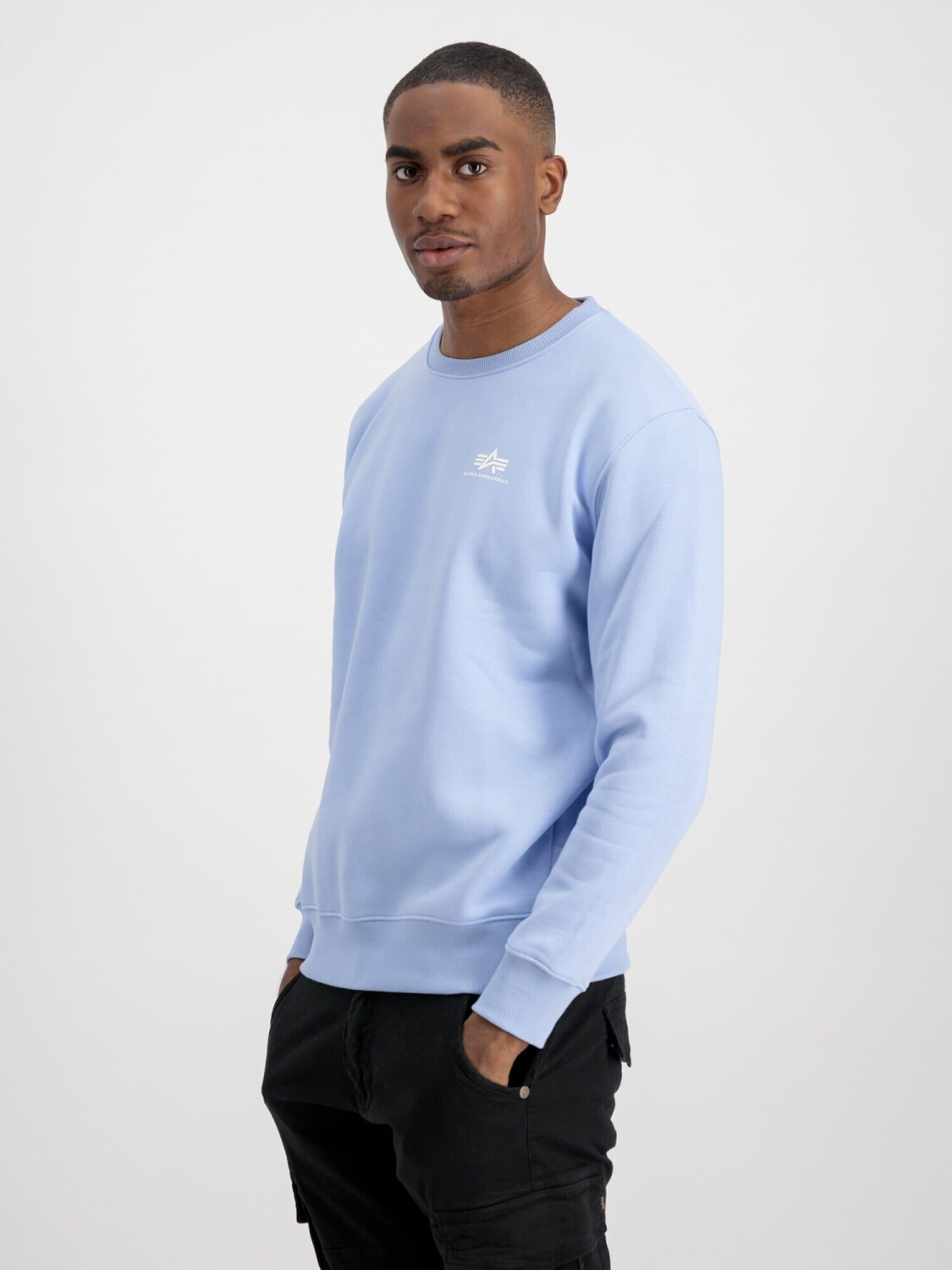 Black basic sweatshirt top