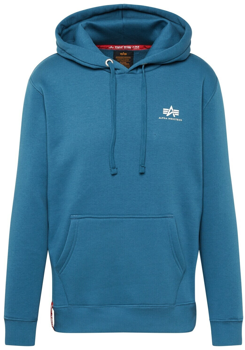 Alpha Industries Basic Small Logo Hoodie blue (196318-678)