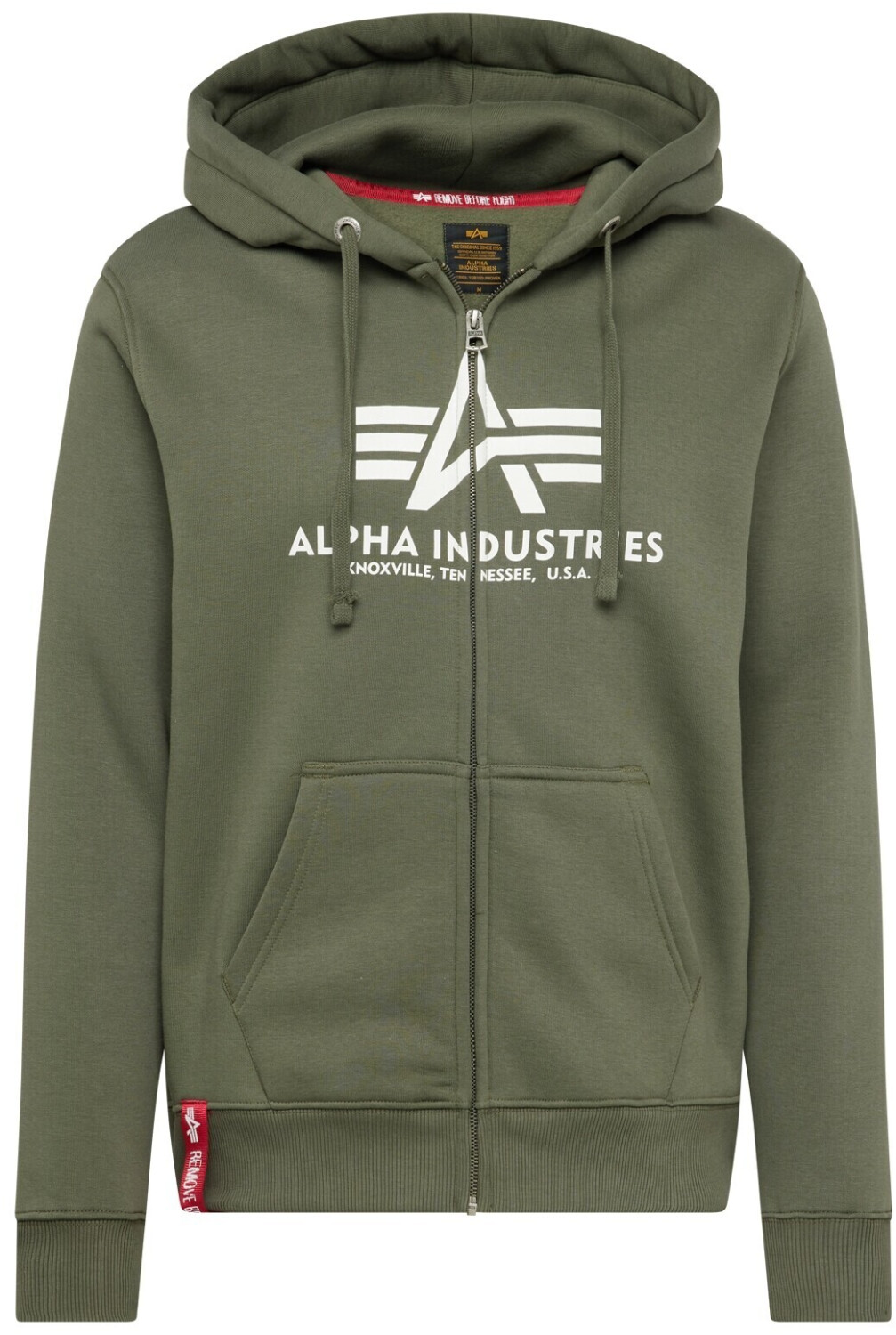 Alpha Industries Basic Zip Hoody dark olive (178325-142)