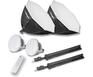 Walimex pro LED 60W Octagon Ø65cm Bi Color Kit 2