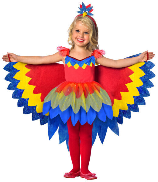 Amscan Kids Costume Pretty Parrot