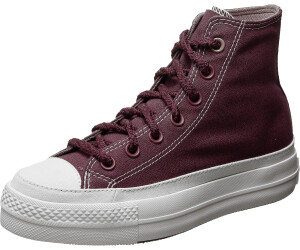 Buy Converse Chuck Taylor All Star Lift Platform Workwear Women burgundy/red/beige  from £ (Today) – Best Deals on 