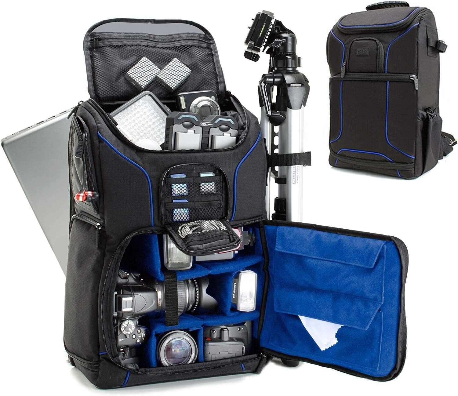 USA Gear S17 DSLR Camera Backpack Blue