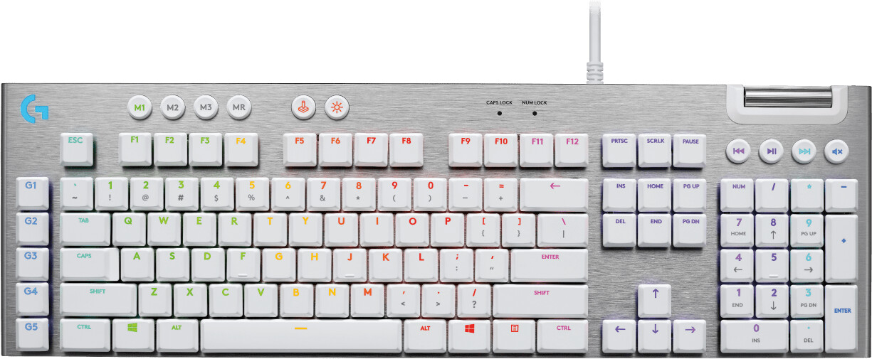 Logitech G815 LIGHTSYNC blanc (tactile)(FR)
