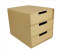 TimeTEX Natura-Schubladen-Box A4 mit Schüben aus Pappe