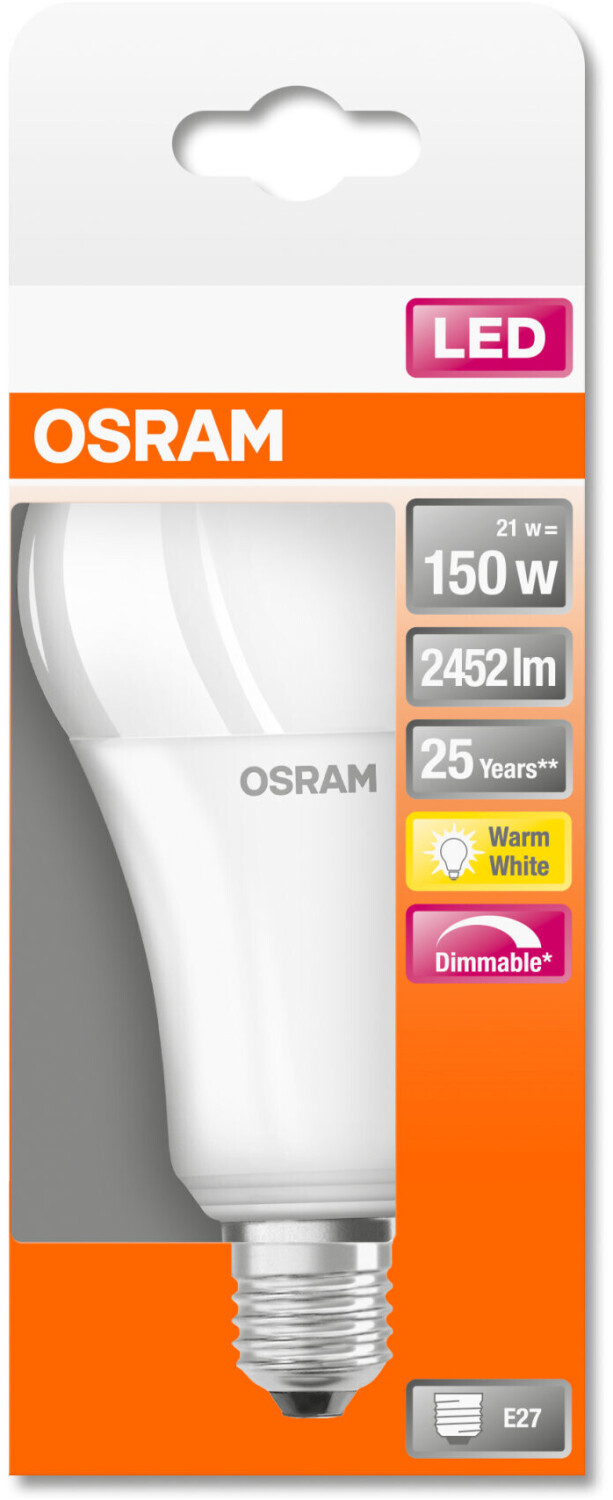 Osram Superstar LED lamp E27 13W 1521lm 2700K warm white a € 9,43 (oggi)