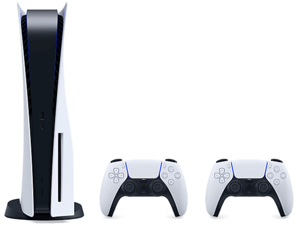 Sony PlayStation 5 (PS5) + 2 DualSense Wireless Controller