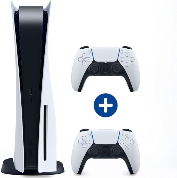 Sony PlayStation 5 (PS5) + 2 DualSense Wireless Controller, Bild 2