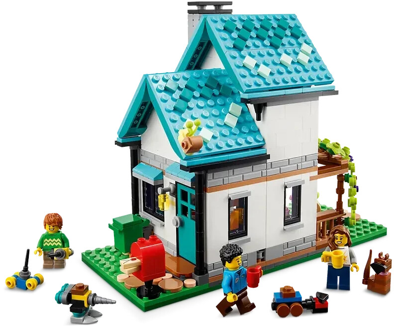 Lego Creator 3 en 1 - Maison confortable, 31139, Jouets, garçons, filles,  blocs, pièces, original, boutique, sous licence officielle, nouveau