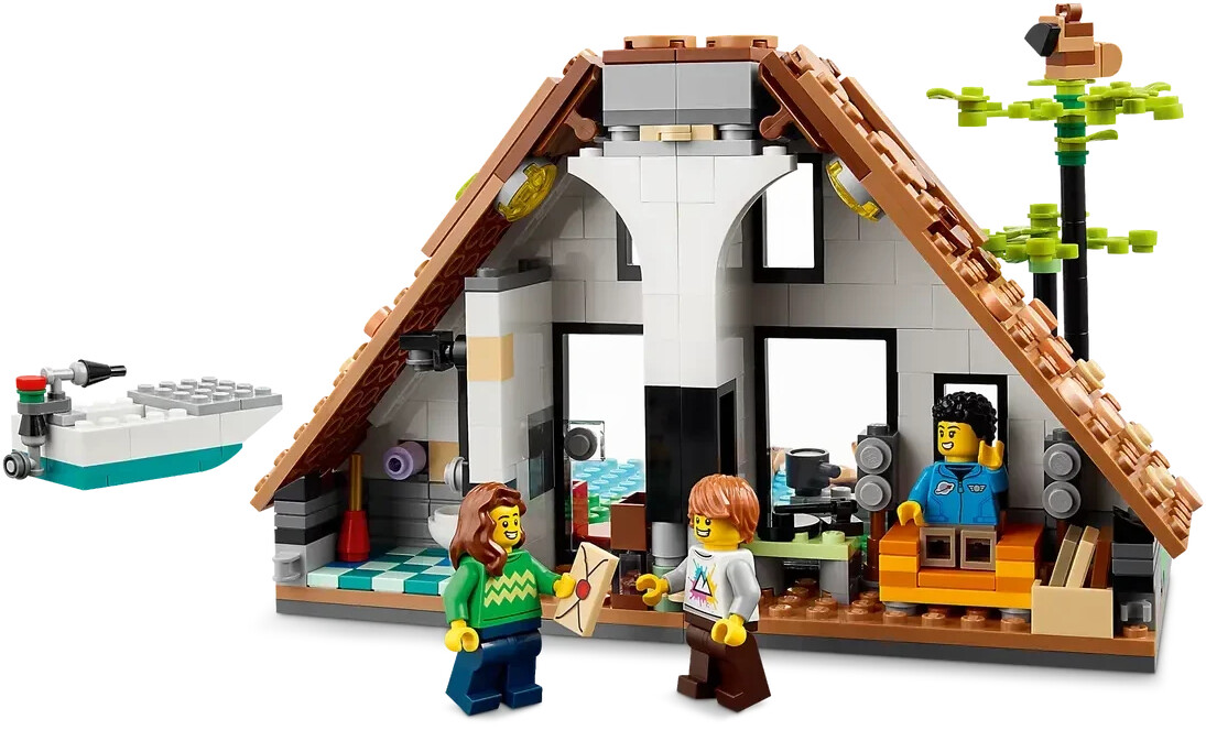 LEGO 31139 Creator 3-en-1 La Maison Accueillante: Kit de Construction Trois  Maisons Différentes, Minifigurines et Accessoires, Cadeau Parfait pour