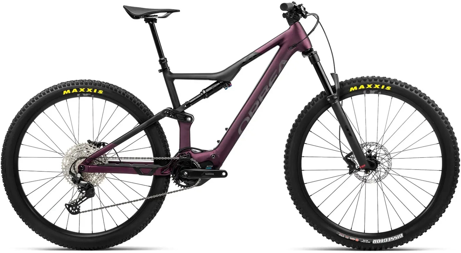 Orbea Rise H30 (2023) metallic mulberry-black (matt)