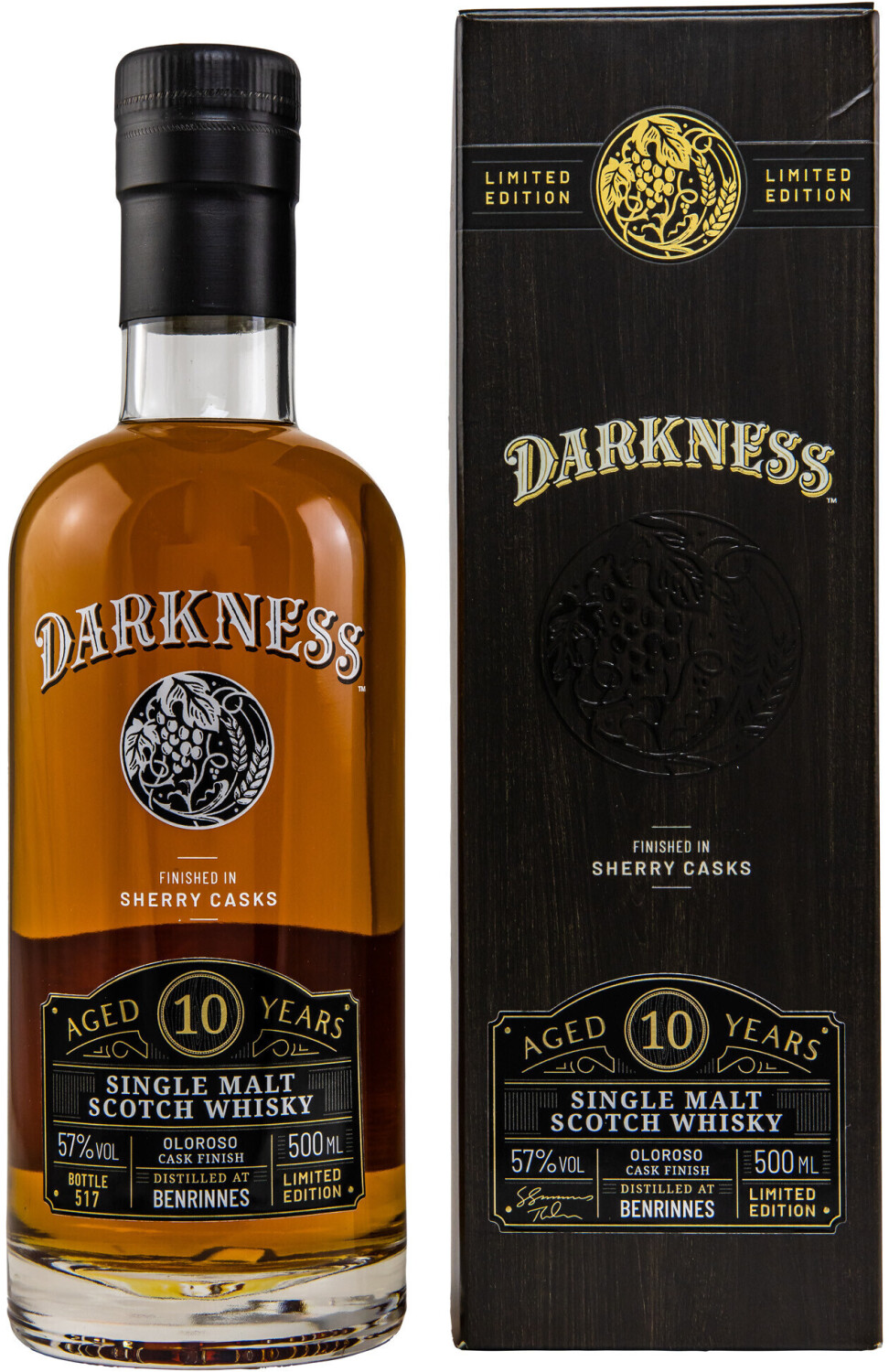 Darkness! Benrinnes 10 Years Oloroso Cask Finish 0,5l 57%