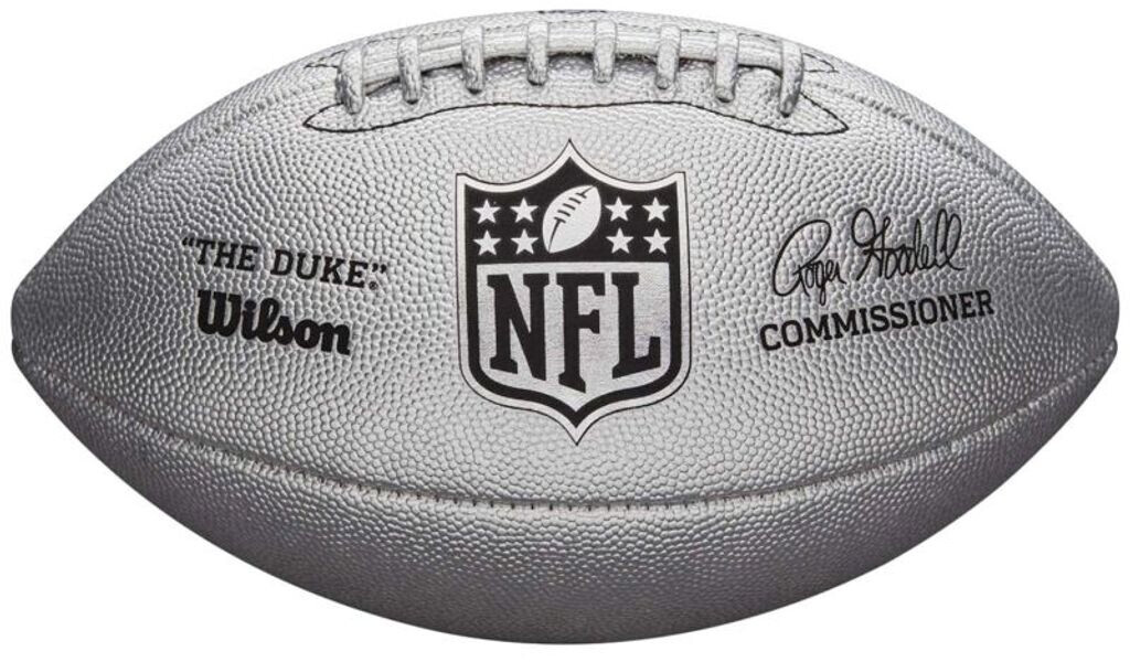 Wilson Football nfl duke metallic silver (765743) silver/grey