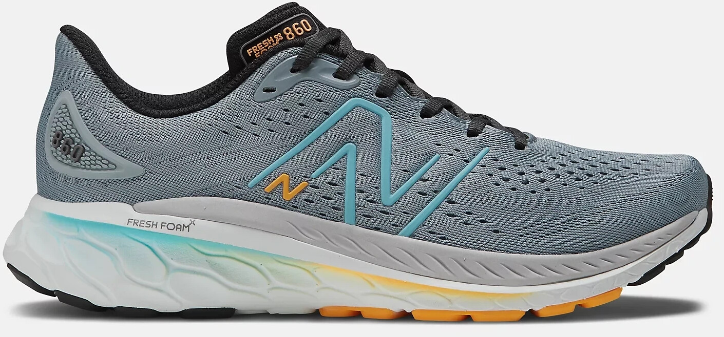 New Balance Fresh Foam X 860v13 steel/summer aqua/hot marigold