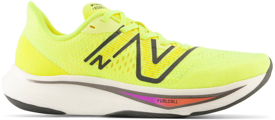 New Balance FuelCell Rebel v3 cosmic pineapple/blacktop/neon dragonfly