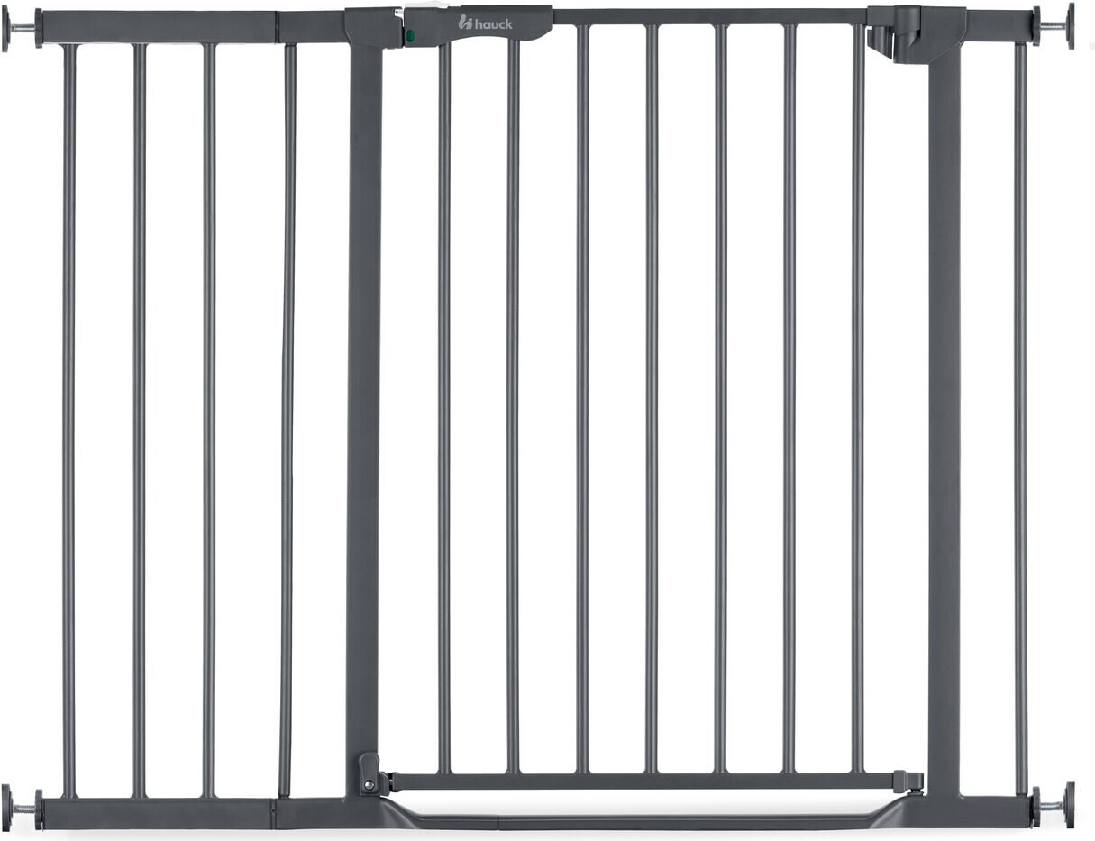 Hauck Clear Step Safety Gate dark grey