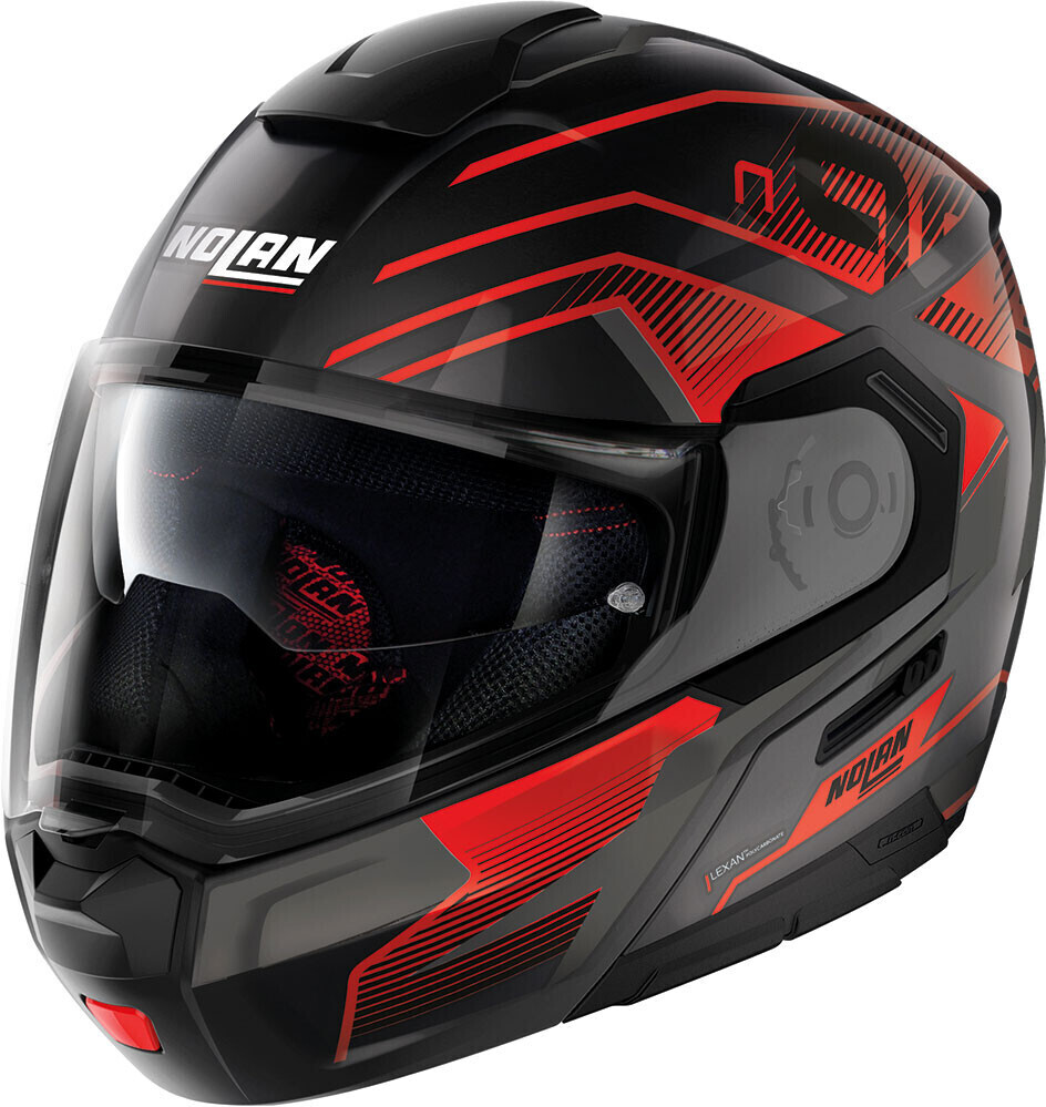 Nolan N90-3 Comeback noir/rouge