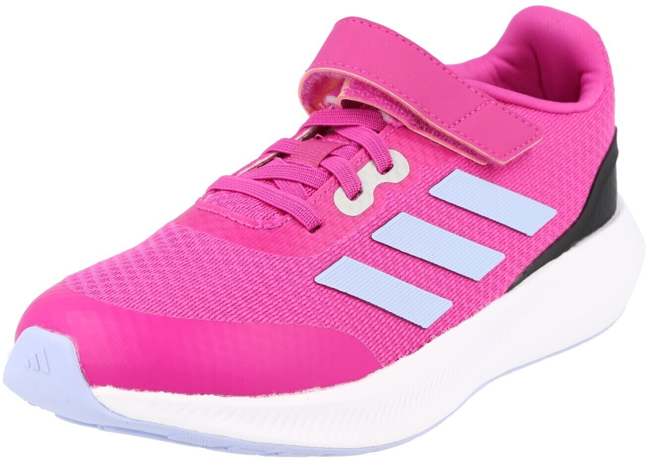 Buy Adidas Deals Elastic Black Fuchsia/Blue Dawn/Core Strap on (Today) Best Lace Kids Lucid Runfalcon £15.50 Top – from 3.0