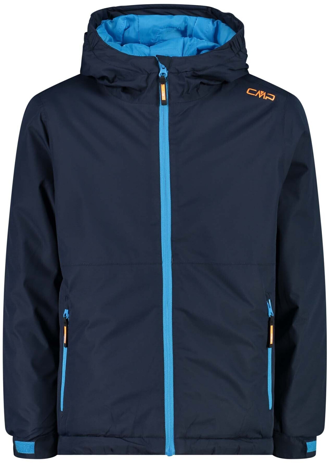 CMP Kid Jacket Fix Hooded black blue