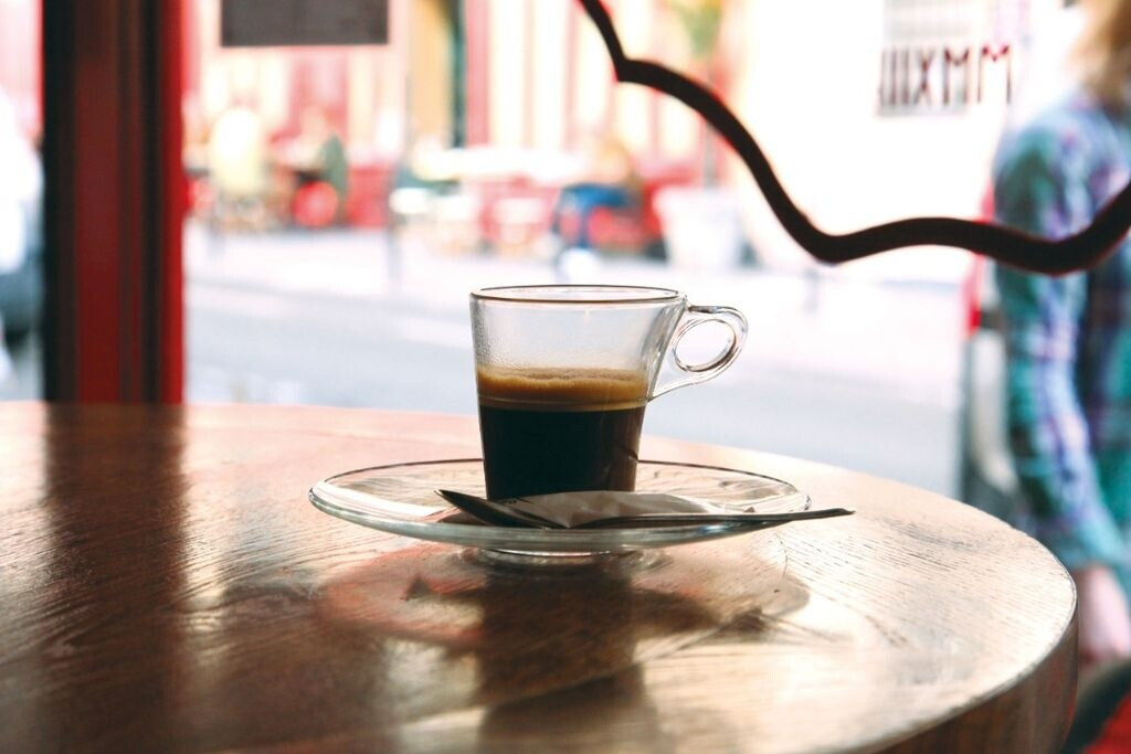 Duralex Duralex 4026AR06A0111 Caprice coffee cup, coffee mug, 90ml, glass, transparent, 6 pieces - back view