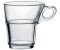 Duralex 4026AR06A0111 Caprice coffee cup, coffee mug, 90ml, glass, transparent, 6 pieces
