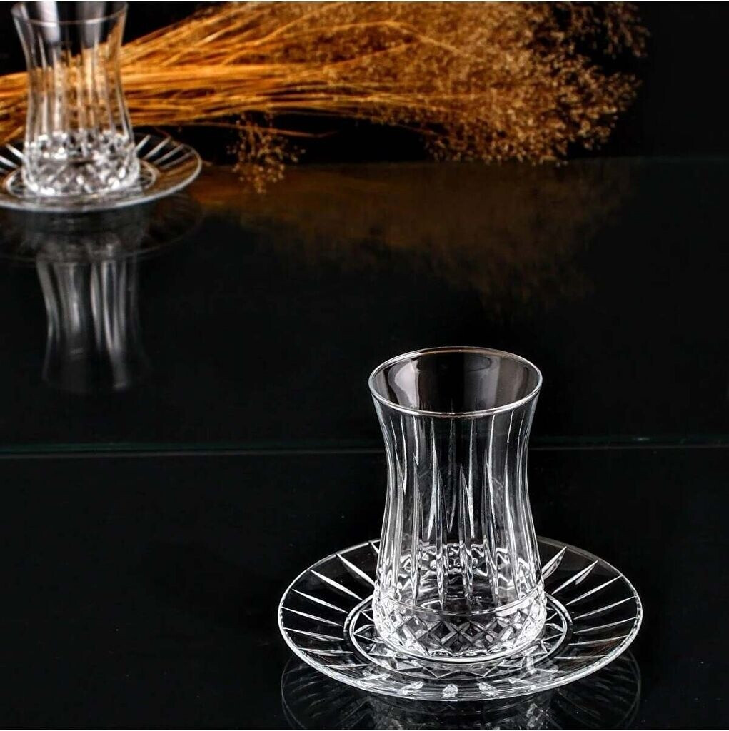 Pasabahce Pasabahce Elysia tea glass set of 12 pieces with saucers - view 14