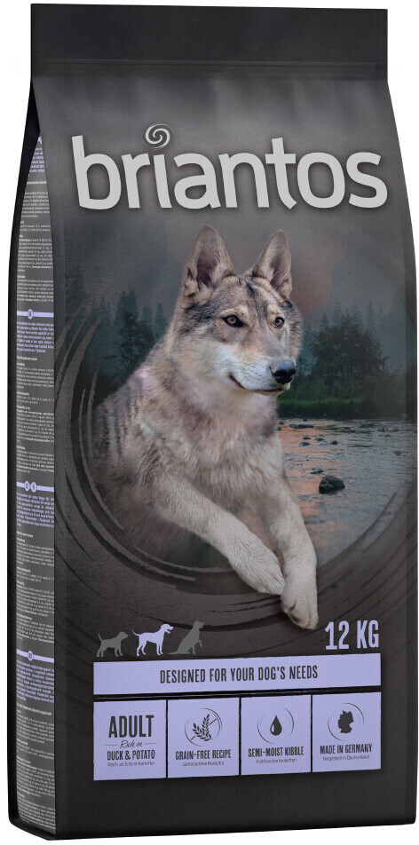 Briantos Adult duck & potato dry dog food 12kg