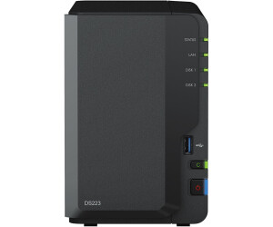 Serveur NAS Synology DS223J total 4To avec 2x disque dur ST 2To
