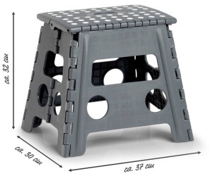Zeller Folding stool 1 step anthracite (13035) a € 21,69 (oggi)