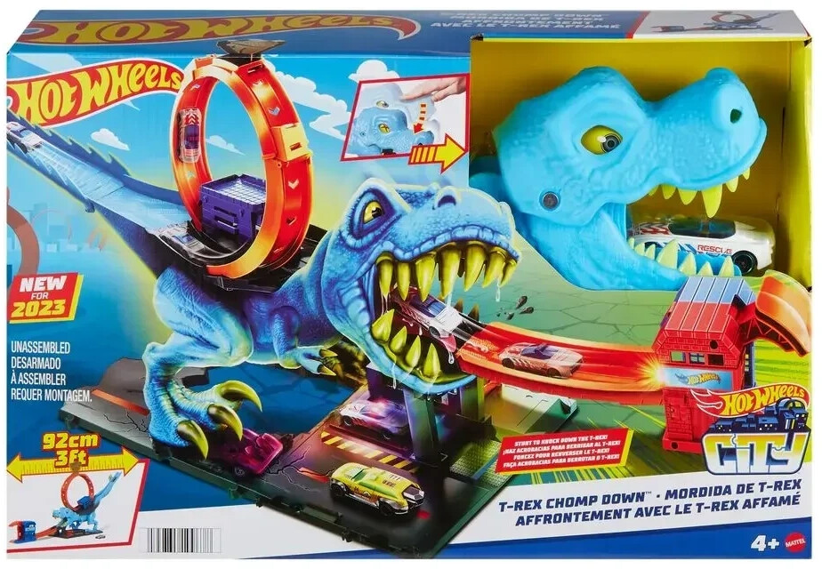 Hot Wheels City T-Rex Chomp Down