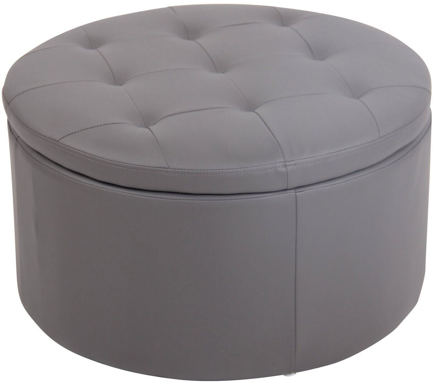 CLP Stool Evora faux leather (314707) grey