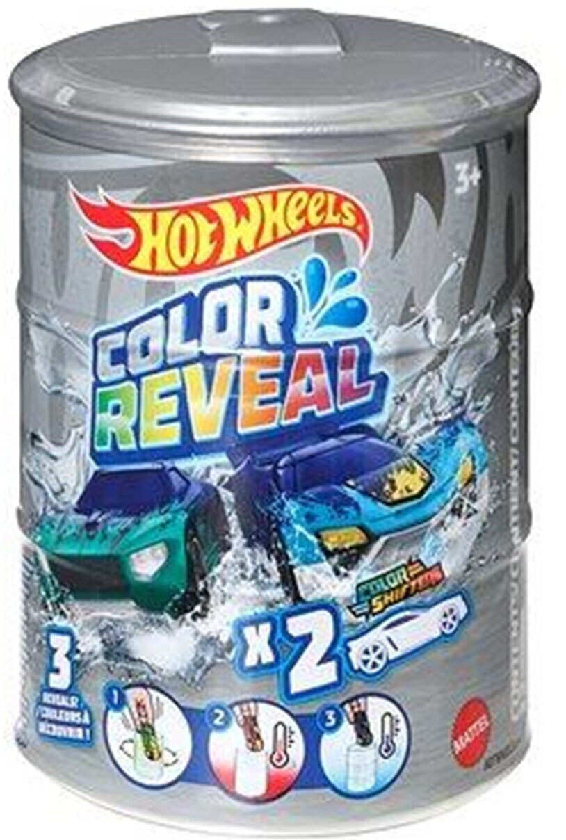 Hot Wheels Color Reveal DieCast 2erPack, Farbwechsel Spielzeugauto