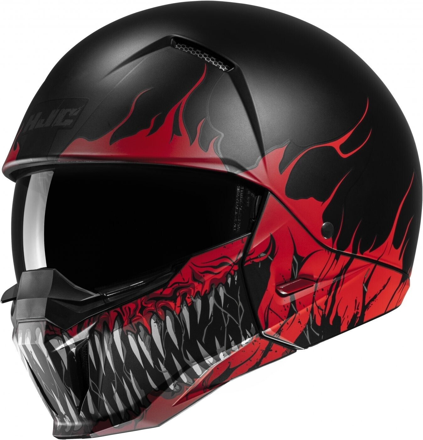 HJC i20 Scraw MC1SF noir/rouge