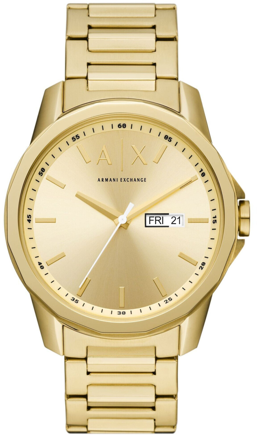 Armani exchange deals gold mens watch